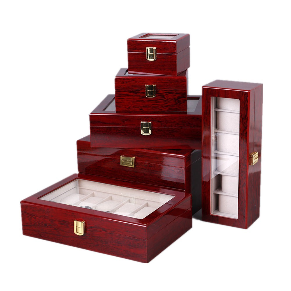 Wooden watch display organizer - Premium quality wooden watch box