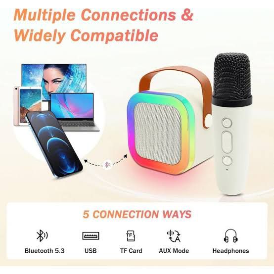 New K12 Karaoke Machine Portable Bluetooth Speaker