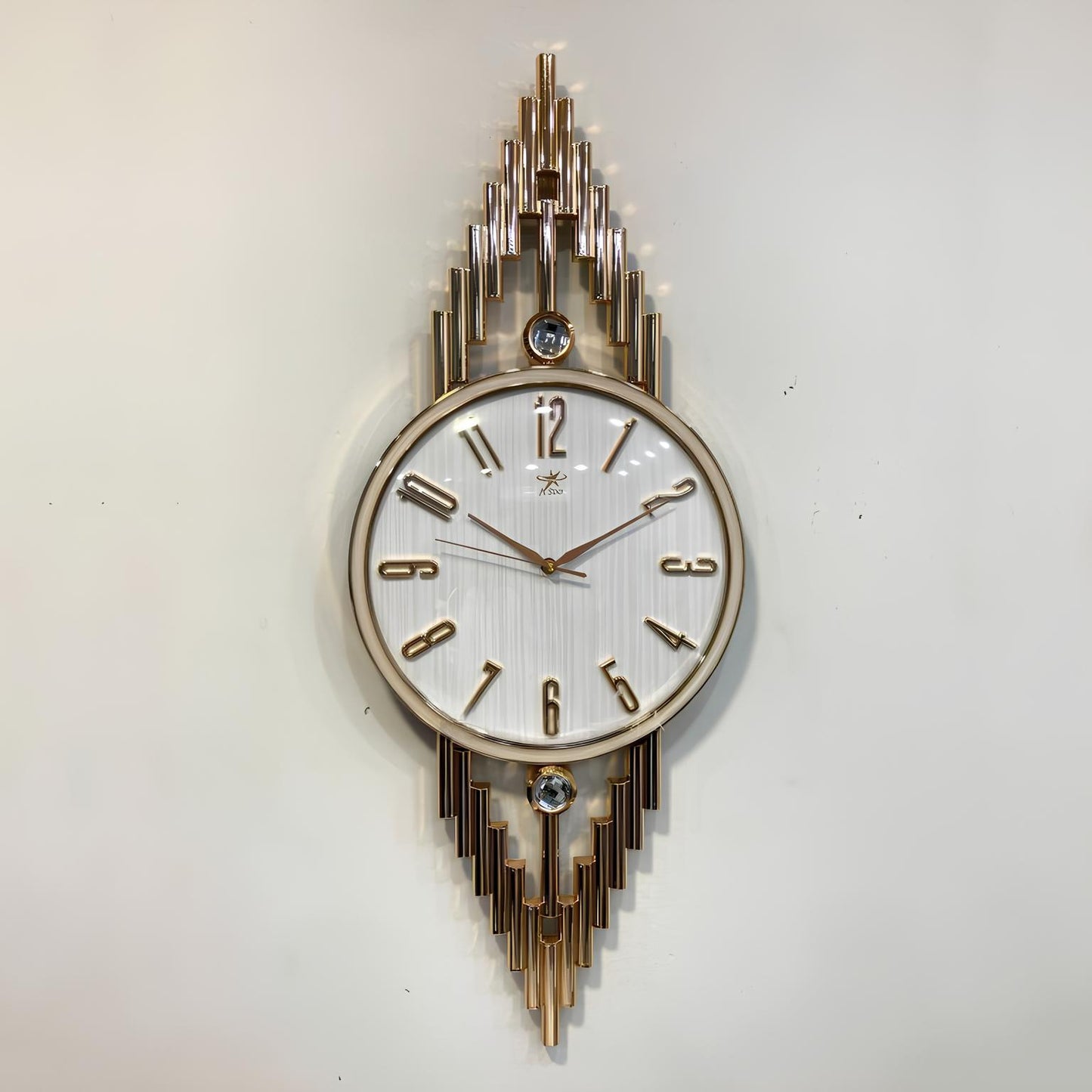Beautifully Designed Golden Wall Clock