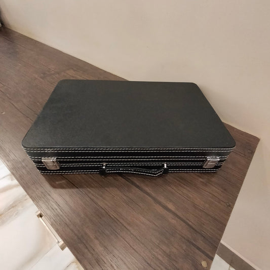 Premium Quality 12 grid PU leather watch display box or watch organizer