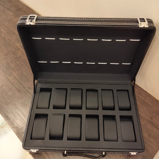 Premium Quality 12 grid PU leather watch display box or watch organizer