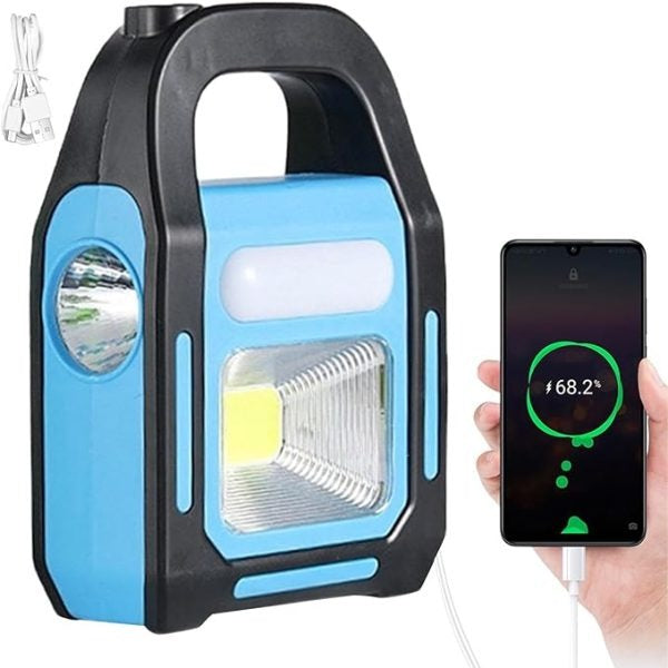 Rechargeable – Outdoor Solar Camping Light – Waterproof Led Portable Light