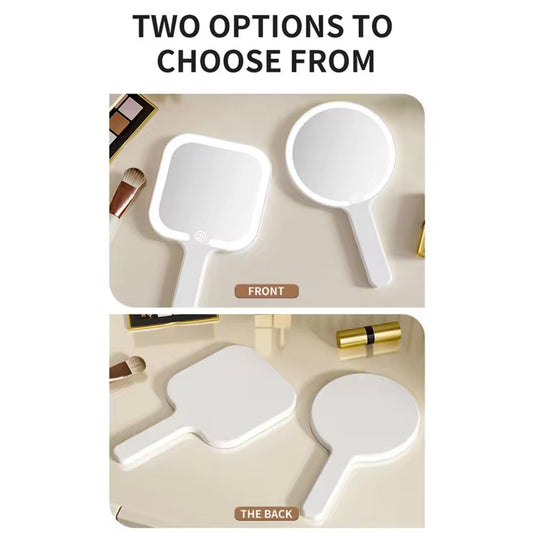 Led Lightening Hand Mirror