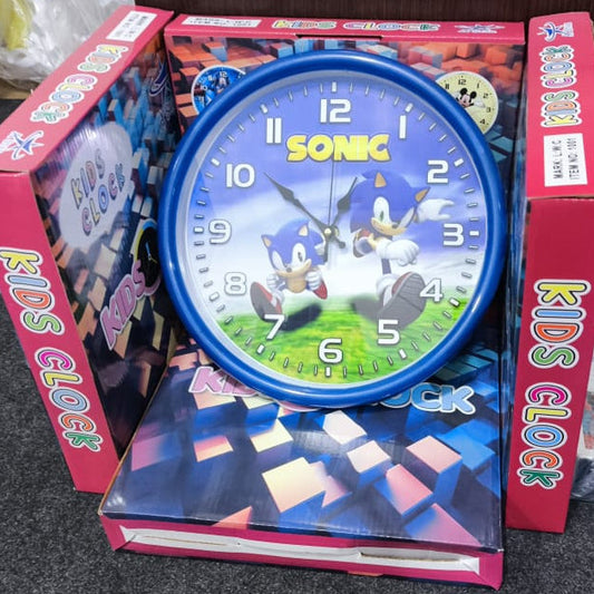 Kids Room Sonic Wall Clock