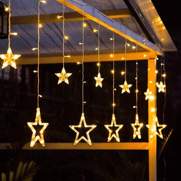 Star Curtain Lights 10ft curtain light