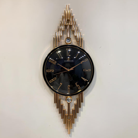 Beautifully Designed Golden Wall Clock