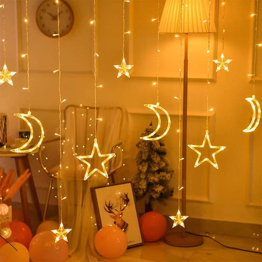 Curtain lights in different designs and style