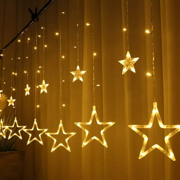Star Curtain Lights 10ft curtain light