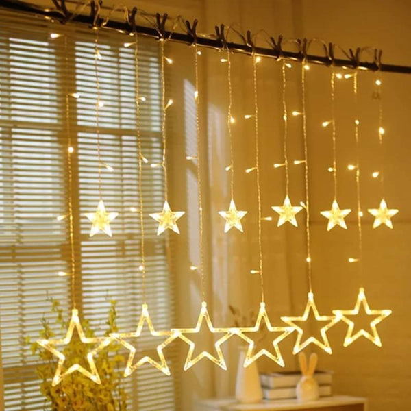 Star Curtain Lights 10ft curtain light