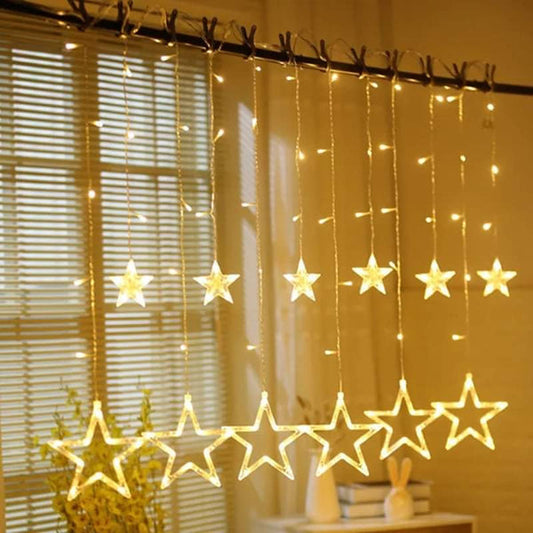 Star Curtain Lights 10ft curtain light