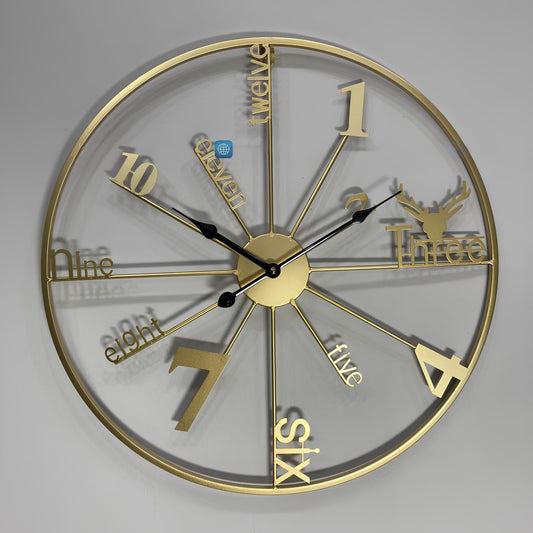 Metal Wall Clock Imported Quality