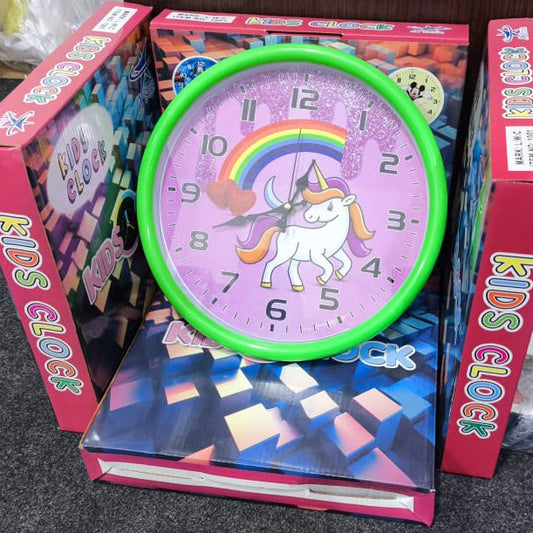 Kids Room Unicorn Wall Clock