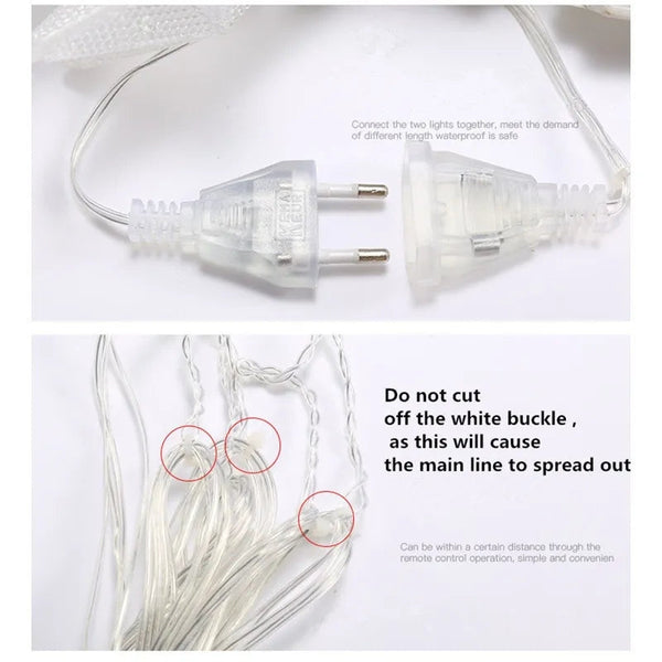 Star curtain arch light