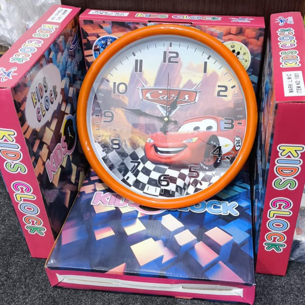 Kids Room Cars Wall Clock