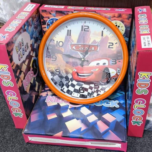 Kids Room Cars Wall Clock