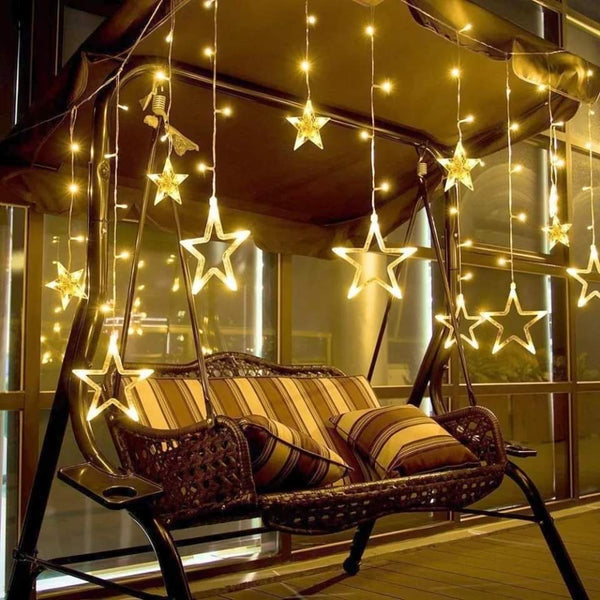 Star Curtain Lights 10ft curtain light