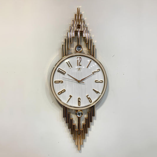 Beautifully Designed Golden Wall Clock