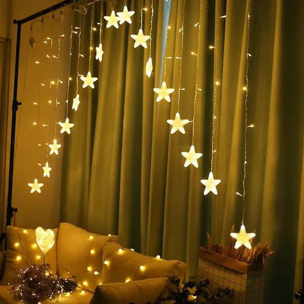 Star curtain arch light
