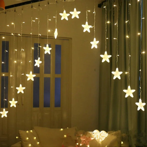 Star curtain arch light