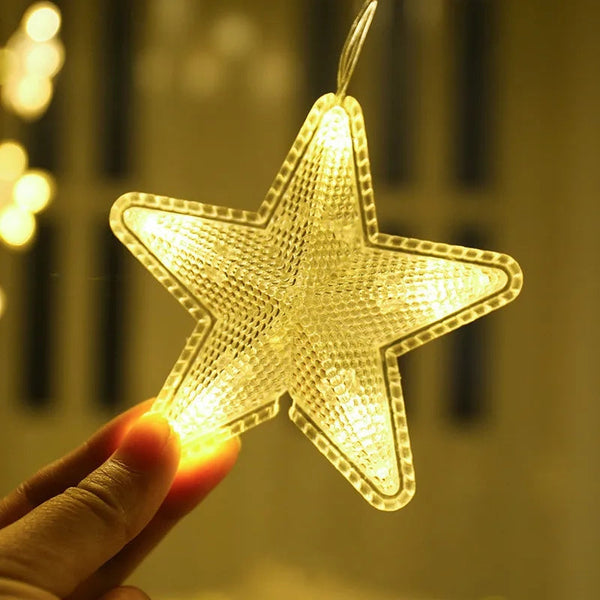 Star curtain arch light