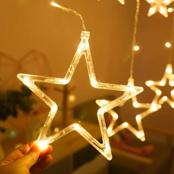 Star Curtain Lights 10ft curtain light